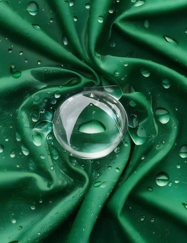 water-resistant-membrane-fabric-with-water-droplets